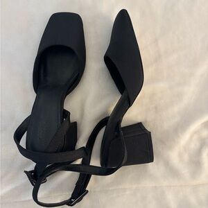 ASOS Black Strappy Block Heels